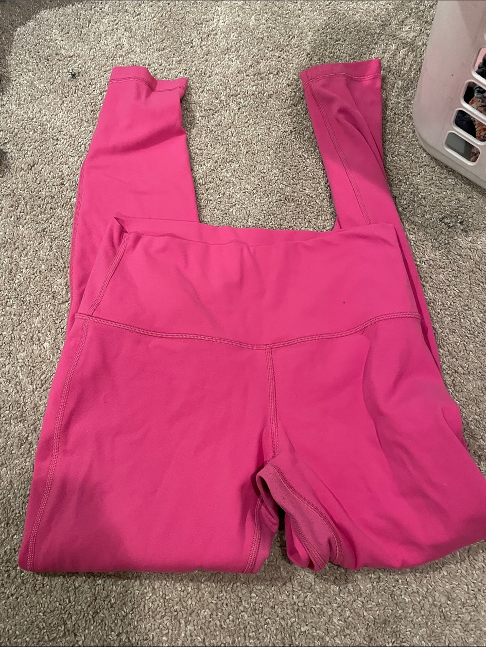 lululemon athletica Bright Pink High-Rise Leggings